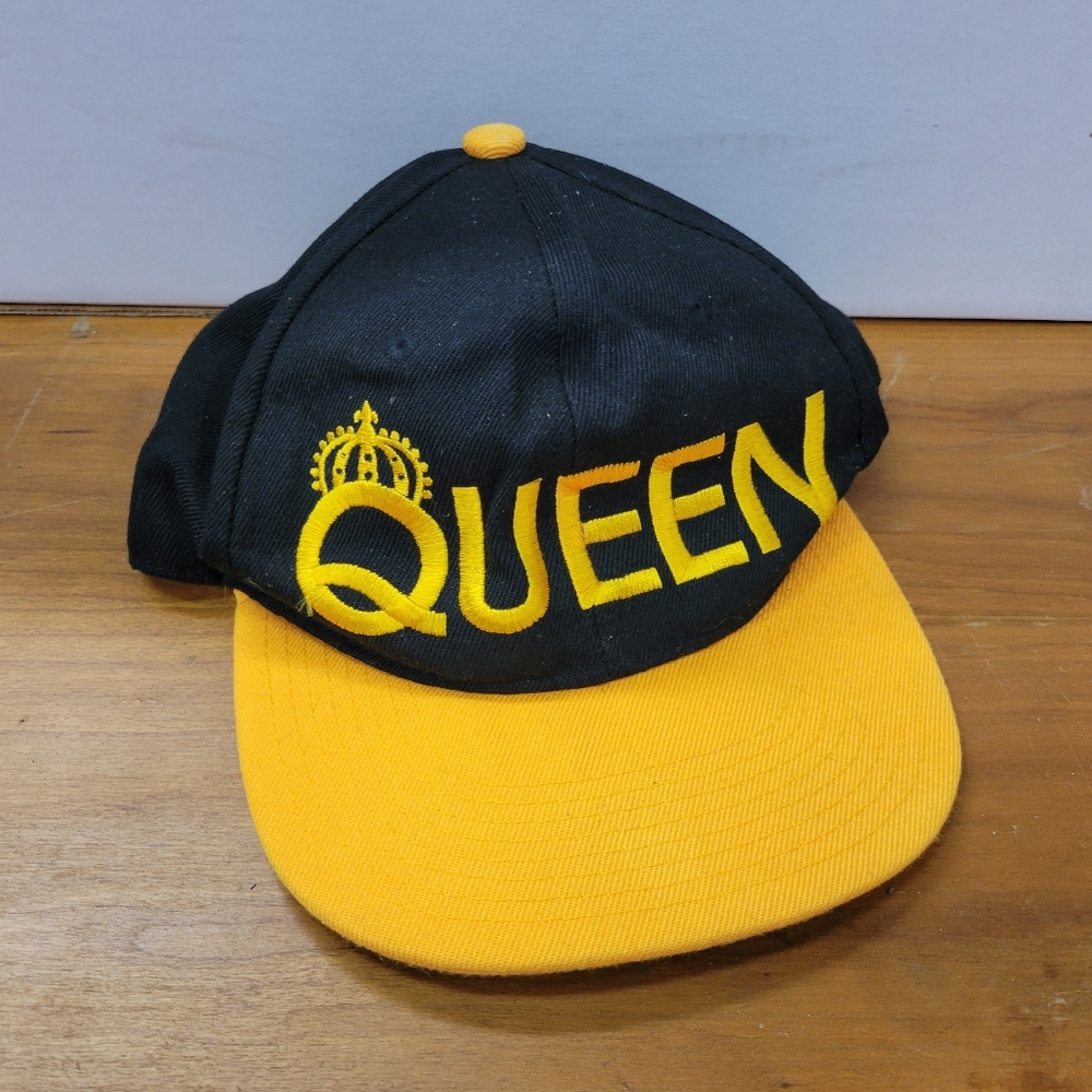 Queen Crown black & yellow hat